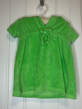 Lime green swim cover up